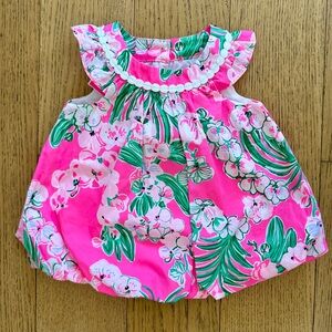 Lilly Pulitzer baby girl bubble NWT